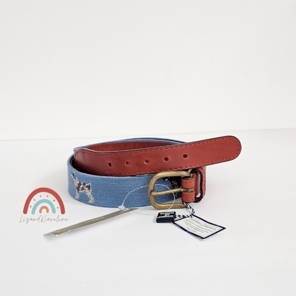 New! Smathers & Branson x J. Crew Dog Needlepoint Belt - Picture 3 of 14